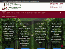 Tablet Screenshot of bcwinerync.com
